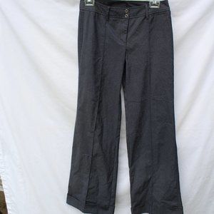 Juniors Express Navy Pin Stripe Pants Sz 3/4